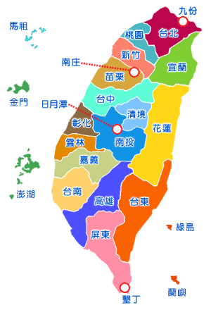 台灣民宿地圖